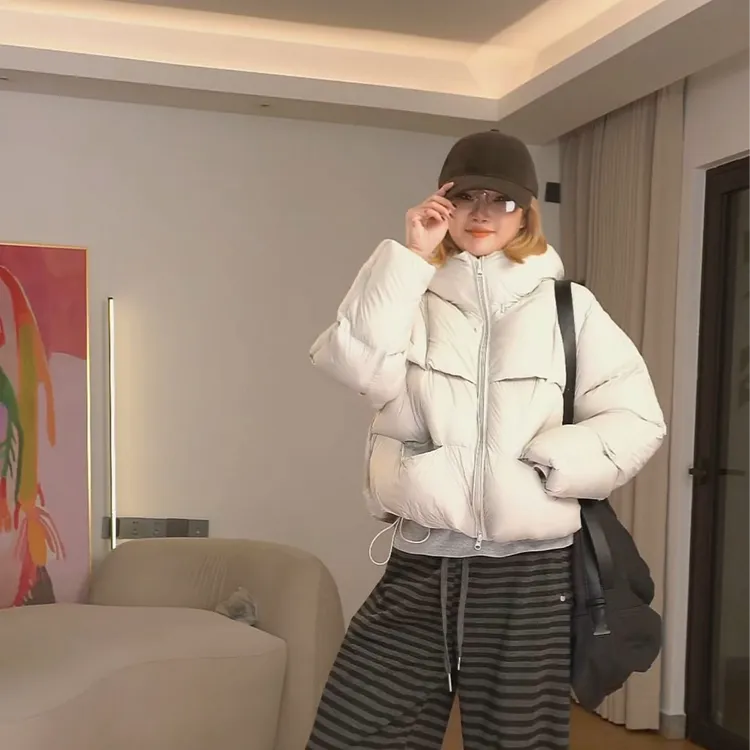 杨杨 90鸭绒25秋冬新款舒适百搭设计款羽绒服WT-25-002