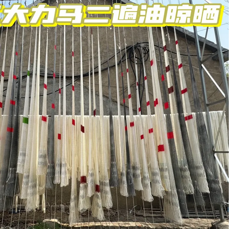 【纯手工】4编大力马老式手抛网渔网传统鱼网手撒网旋网