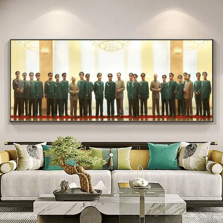 万里长城装饰画国风风景画靠山卧室办公室图现代挂画高档大气壁画