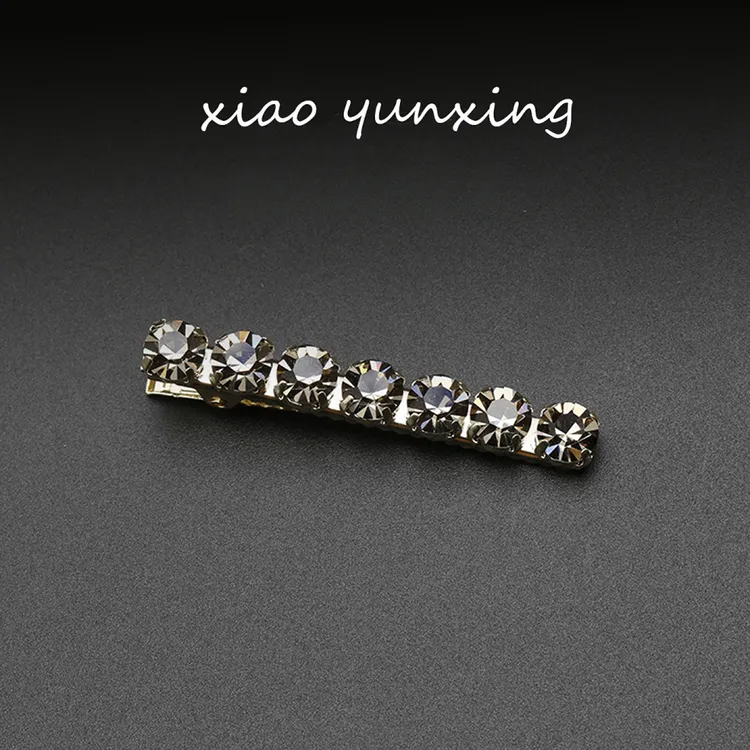 头饰时尚鸭嘴夹发夹边夹钻发夹法式森系一字夹夹子女气质轻奢时尚