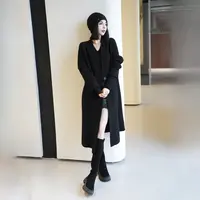 POPULARYW【檐月晓】Z·R上品屋 慵懒风中长款一粒扣宽松针织开衫