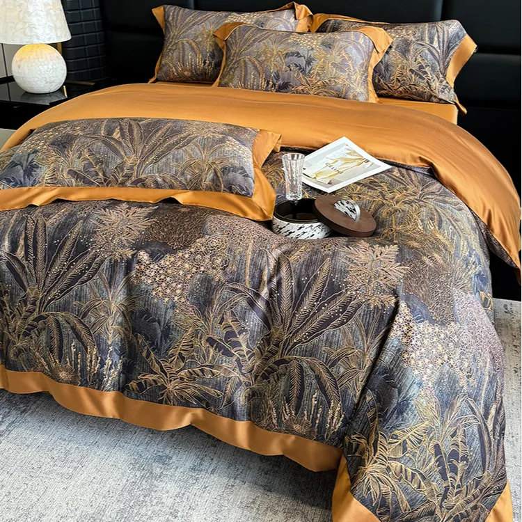 【LANRENMIAO】设计师款/高端定制/时尚/高端棉/数码印花床上四件套