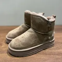 真皮全羊毛！内里皮毛一体！星空皮！雪地靴女中筒时尚休闲百搭加绒