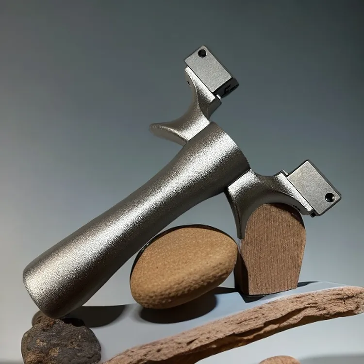 半钛传移动款户外玩具弓弹弓铝柄钛头