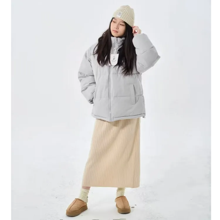 立领保暖拉链棉衣棉服外套休闲情侣加厚冬季时尚