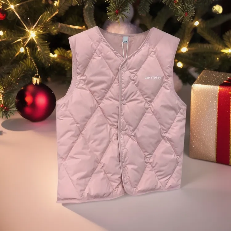 【思晨家】秋冬儿童羽绒马甲中大童轻薄内胆男女童内外穿保暖神器