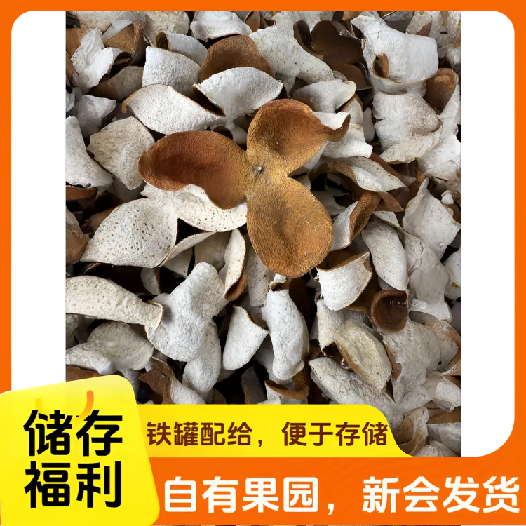 【新皮储存福利】2024年梅江圈枝大红皮正宗新会陈皮柑果香天然生晒