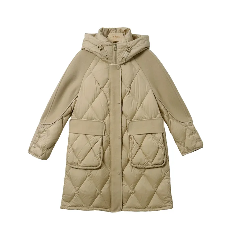 【D899】新款时尚百搭拼接羽绒服外套