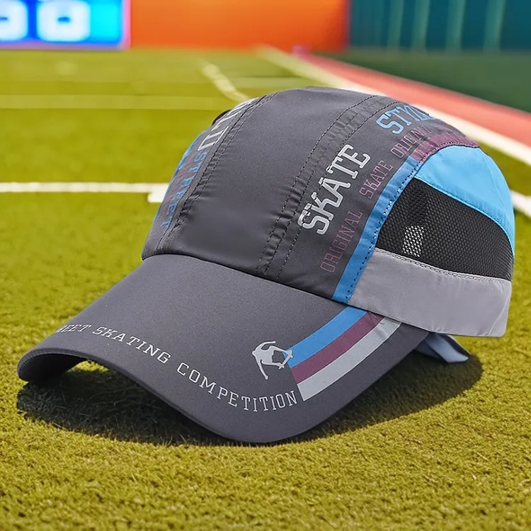 男女夏天季户外马拉松防晒遮阳速干透气网帽出行运动鸭舌帽棒球帽