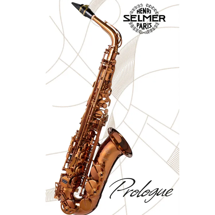 法国赛尔玛序幕中音萨克斯乐器 专业演奏琥珀色黑色 流行爵士风