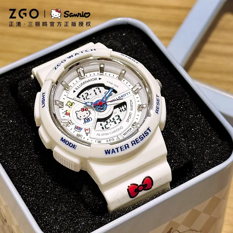 正港Hellokitty联名三丽鸥手表学生初中女生电子手表生日礼物商品图