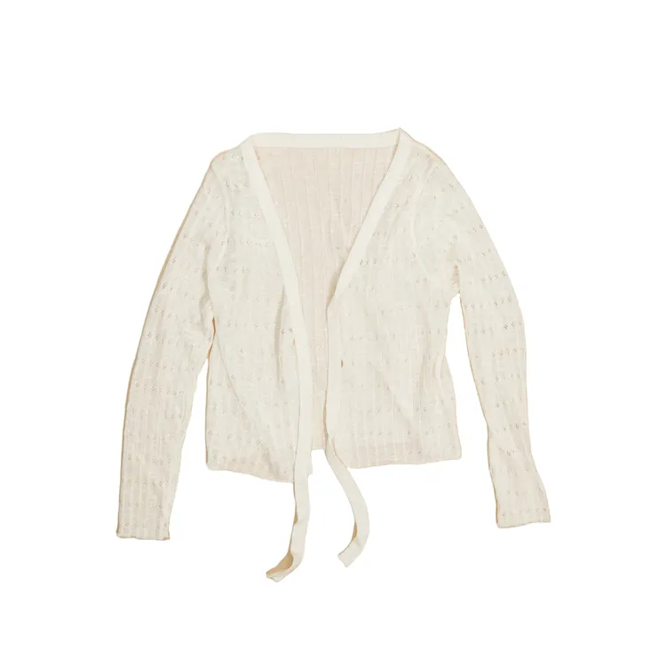 Z夏季镂空V领春季开衫款毛针织衫舒适薄款性感抹胸WD020