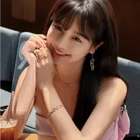 1900【香港联邦】18K金镶嵌百搭项链