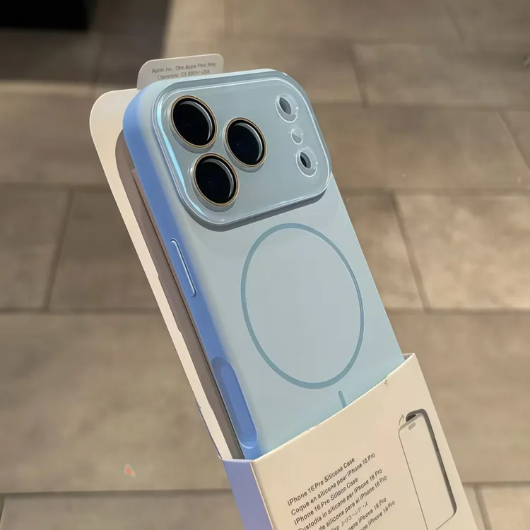 适用iPhone17promax手机壳液态硅胶苹果16磁吸15镜头全包14男女13