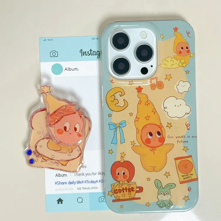 【160】可爱星星小人IMD手机壳适用苹果17苹果16华为小米17oppovivo