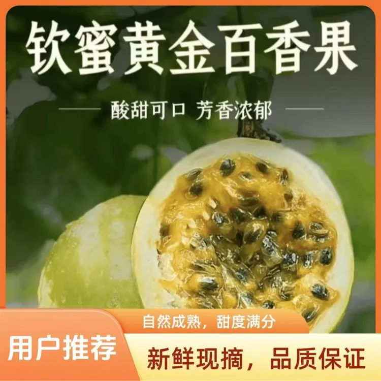 【顺丰发出】高端黄金百香果当季水果新鲜采摘自家果园自留送礼佳品