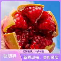 【次日达】9.23突尼斯软籽石榴现摘自然成熟新鲜爆汁当季水果全国多仓发货四川省