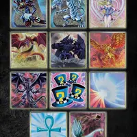 游戏王海贼王正版三幻神显现周边卡纸毛巾海报手办冰箱贴