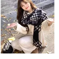秋冬时尚格子新款围巾0003