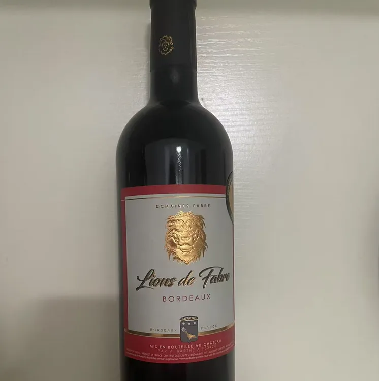 LIONS DE FABRE法国金狮法布尔干红葡萄酒