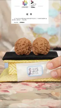 文玩核桃把件平顶狮子头