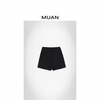 木岸MUAN：《极简小短裤》“极简系列”定制短裤直筒显瘦女YJ-23147
