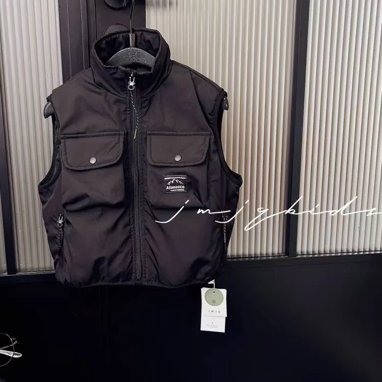 JMJQ秋冬上新百搭神器保暖洋气时尚机能工装风绗棉户外马甲251032