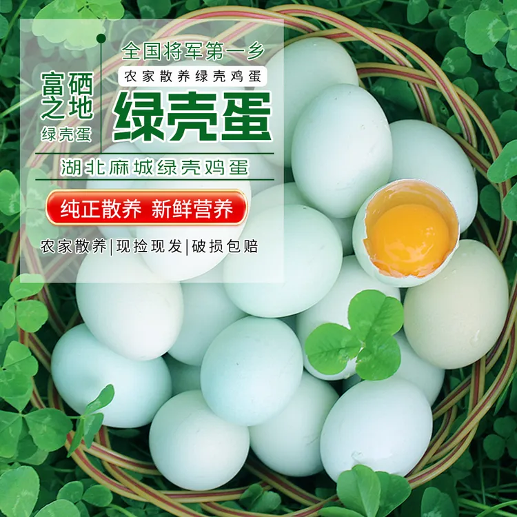 【50枚顺丰发货】正宗大别山绿壳跑山鸡蛋30枚/50枚山地散养