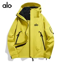 联名款冲锋外套男士秋季新款防水防风工装夹克连帽户外登山服潮牌