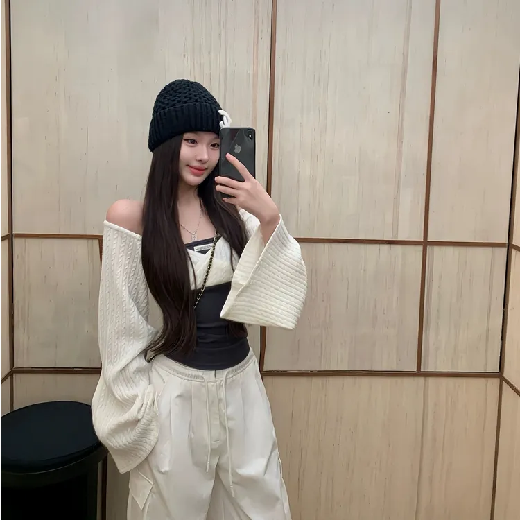 休闲风韩系拼色上衣女秋季C 9399#