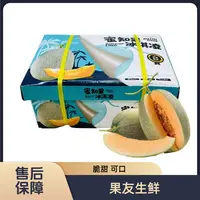 【蜜知果晓蜜哈密瓜箱装礼盒】整箱带箱10斤以上太原晋中吕梁忻州拍