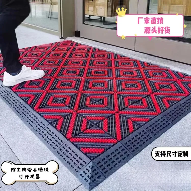 地垫入户门除尘商用脚垫三合一户外防水地垫酒店室外家用除尘垫子