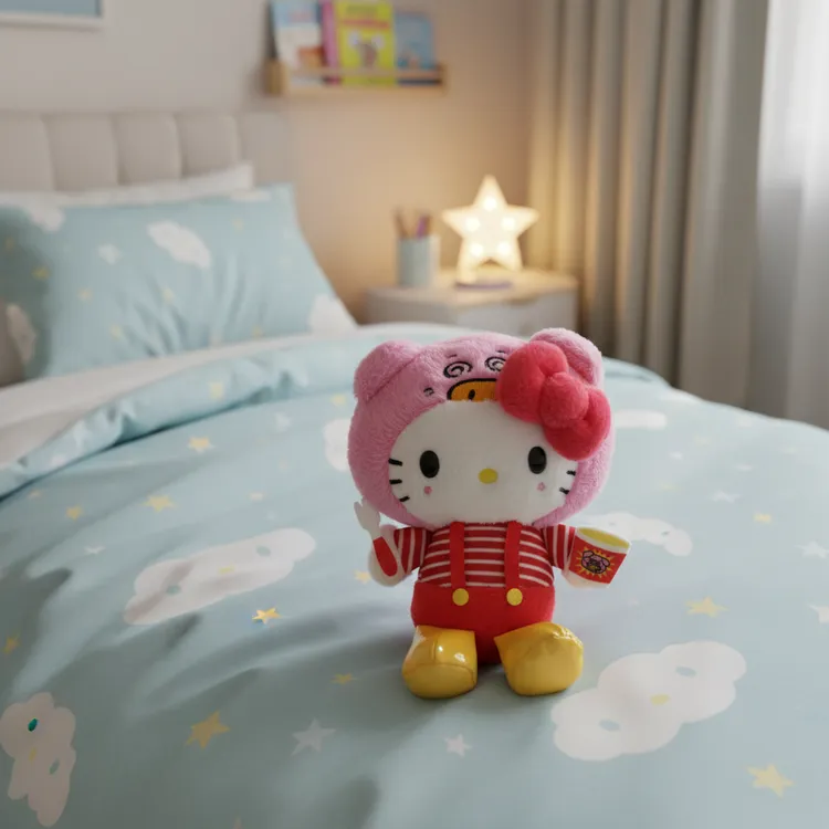 【京都限定】Hello Kitty 泡面玩偶系列 泡面玩偶套餐 玩偶钥匙扣