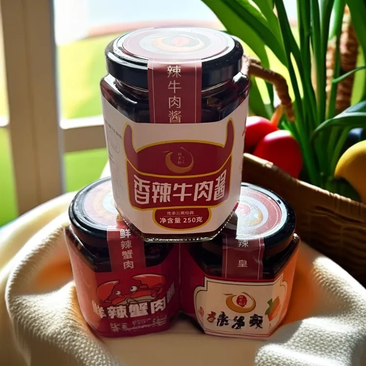 香辣牛肉酱选用黄牛鲜嫩爽滑不用腌制。传承云南乡土香辣牛肉做法。