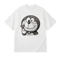 【素描蓝胖子】300克 美式宽松   精梳棉 短袖 男士T恤