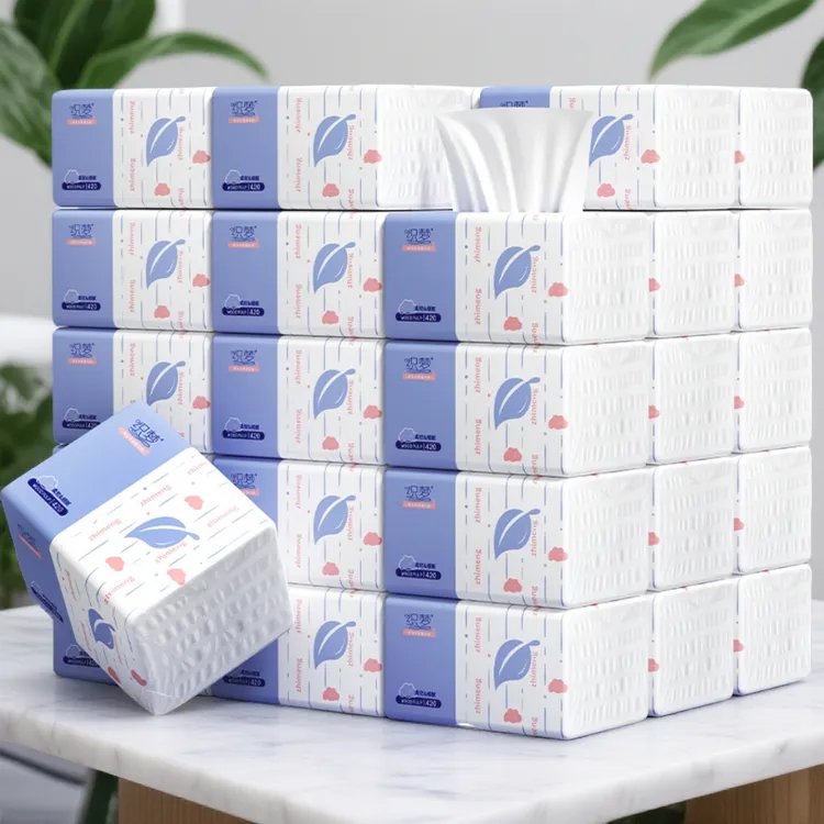 【主播补贴】24包大包纸巾抽纸家用餐巾纸擦手纸400张卫生纸实惠装