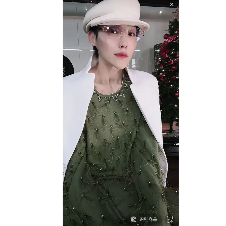 重工钉钻 羊绒长袖 CX0047