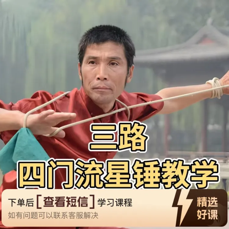 三路四门流星锤课程教学（留意短信解锁课程）