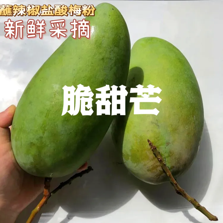 越南进口甜心芒脆甜芒生吃脆甜青芒熟吃软甜批发新鲜小金煌芒水果