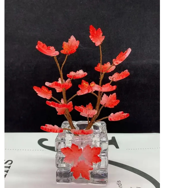 【送缠花线】琉璃 枫叶   DIY材料包
