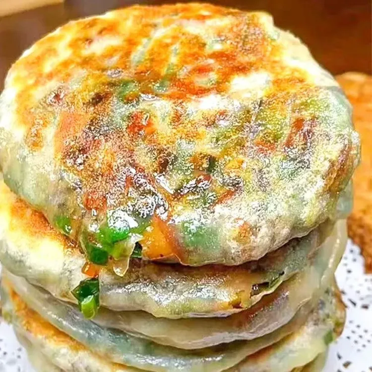 【到手24个】薄皮韭菜馅饼韭菜鸡蛋纸皮馅饼早餐家庭必备半成品食物