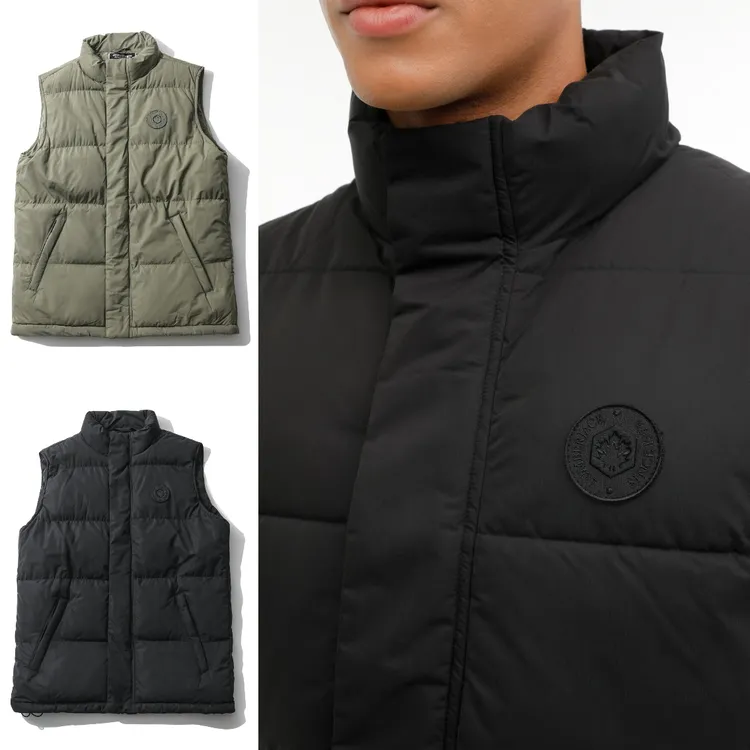 重磅猛货！2025年秋冬新款男士高端防风保暖立领加厚棉马甲背心潮