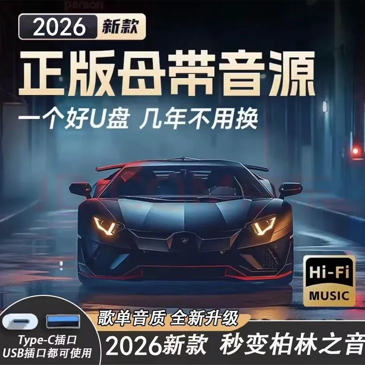 u盘音乐车载2026新款歌曲最新款最火车载流行音乐车载音乐u盘爆款商品图