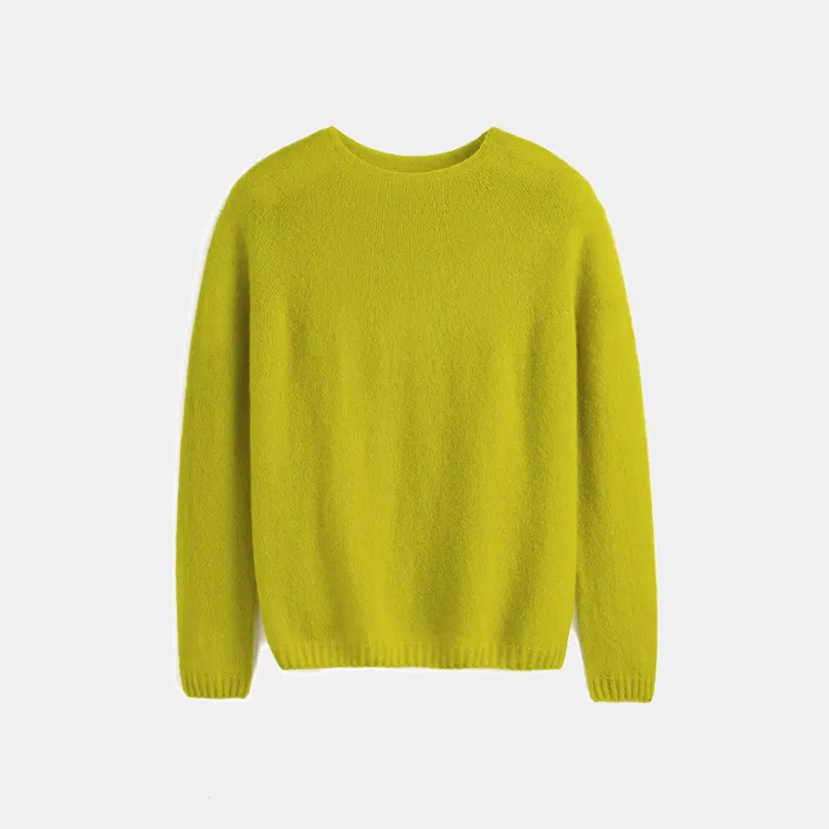 小禾【雨爱】重磅康宝莱AMARA山羊绒桑蚕丝超亲肤圆领一线成衣007