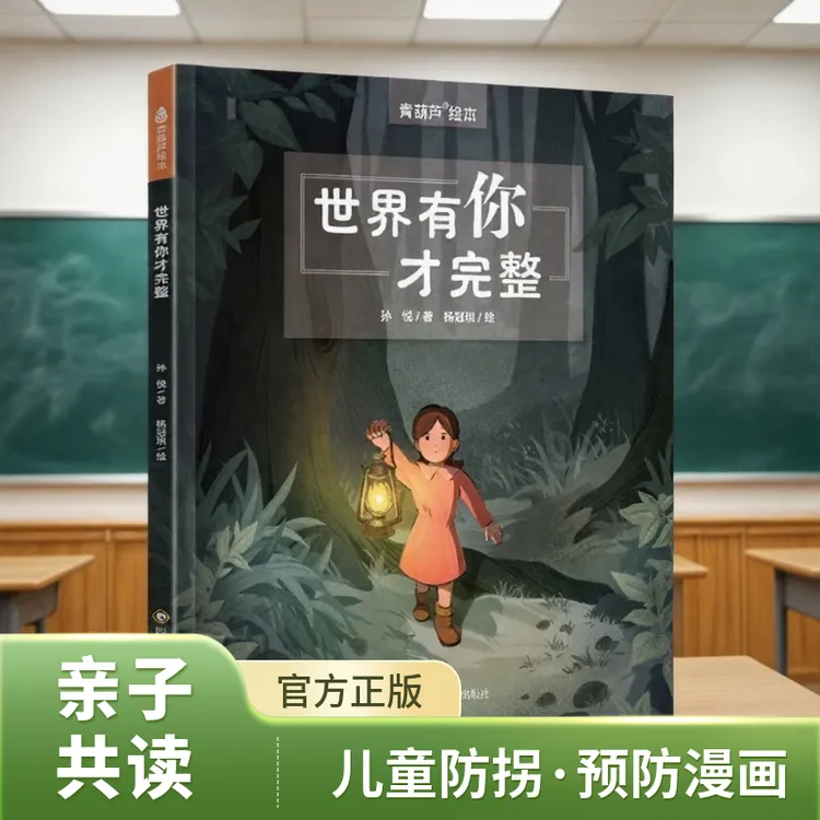【正版】世界有你才完整青葫芦防拐骗安全教育绘本孙悦著精装