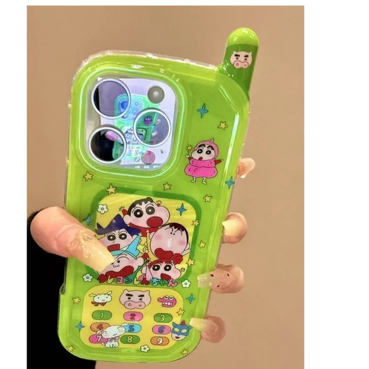大哥大蜡笔小新飞天小女警适用iphone17Promax/16手机壳15/14新款