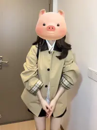 中长款卡其色爆款风衣外套女2025秋新款小个子韩系高级感英伦风22