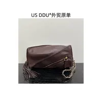 A133 酒红色25a流苏时尚百搭手提斜挎包3025/Q006
