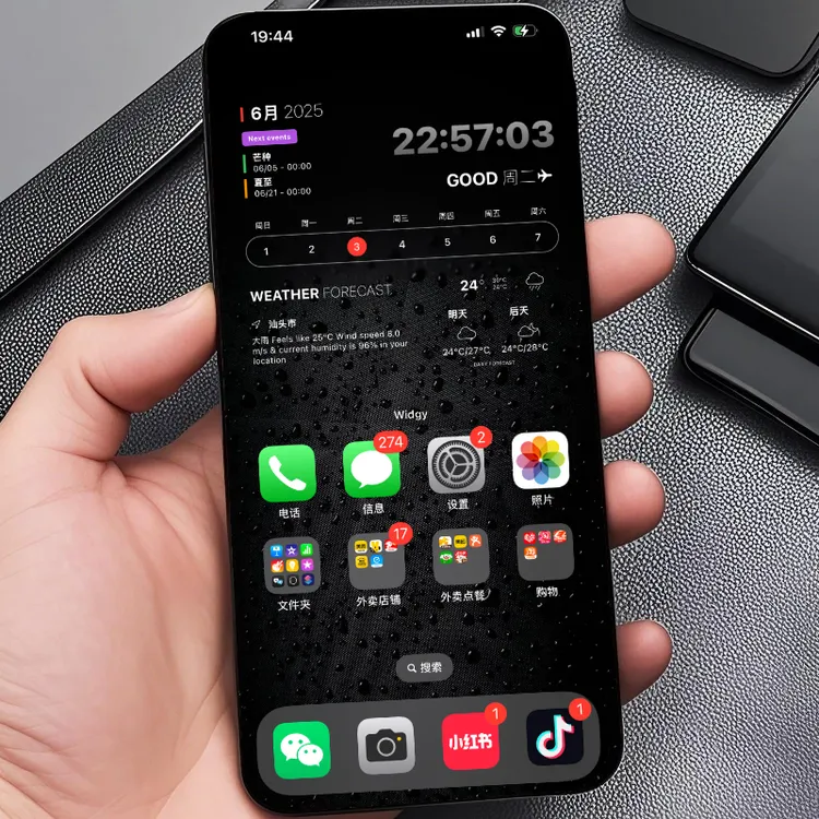 iPhone桌面屏幕小组件全套布置专用苹果手机组件iphone苹果课程