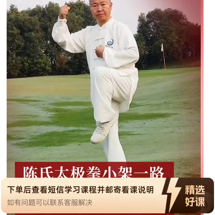 陈氏太极拳小架一层架直播合集（留意短信解锁课程）